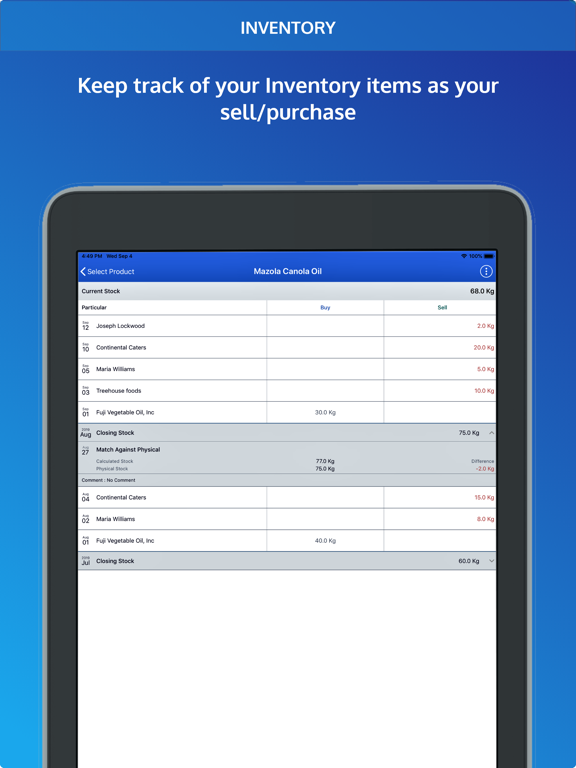 Invoice Pro. Invoice on the go iPad screenshot 6 - Business app