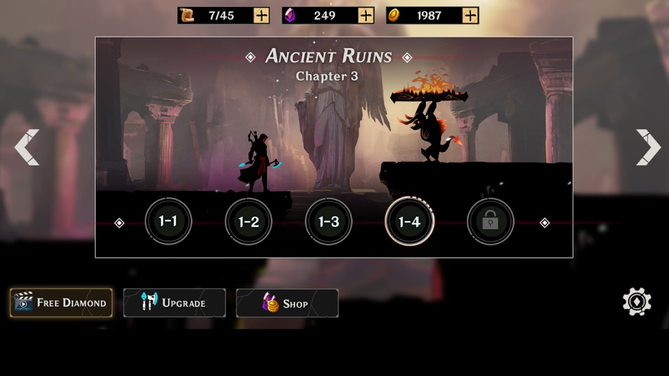 #4. Shadow Assassin: Fighting Game (iOS) 由: Tien Pham