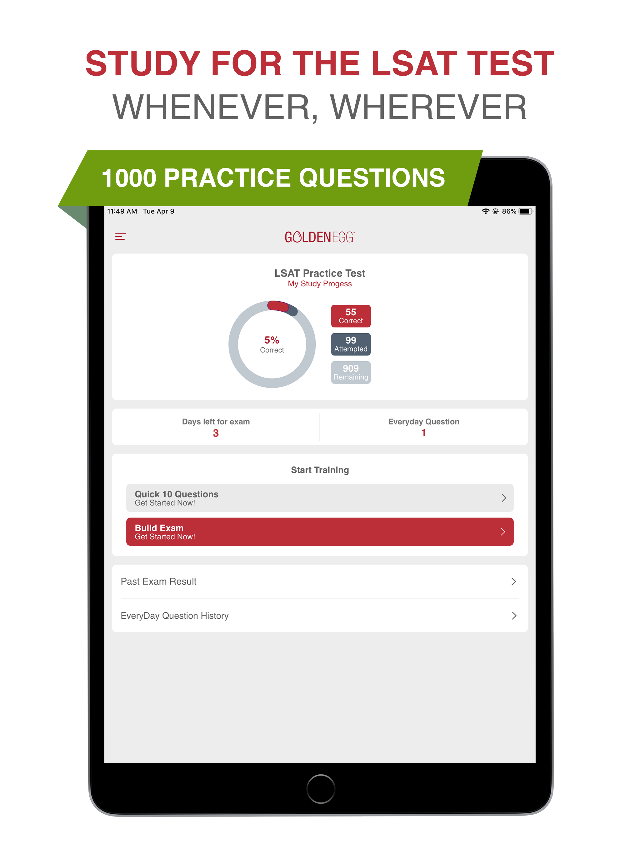 LSAT Practice Test Prep