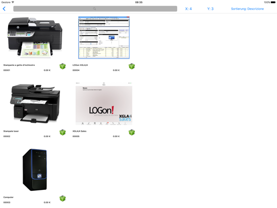 XGLA/4 Sales 2 iPad screenshot