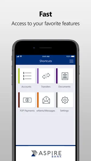 Aspire Bank screenshot 2