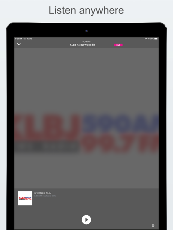 Screenshot #5 pour NewsRadio KLBJ