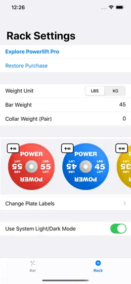 Game screenshot Powerlift — Barbell Calculator apk