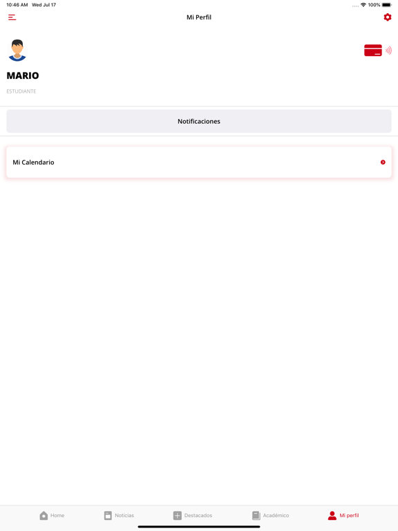 URJC App Univ. Rey Juan Carlos iPad screenshot 8 - Education app