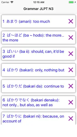 Game screenshot Japanese Grammar JLPT N3 mod apk