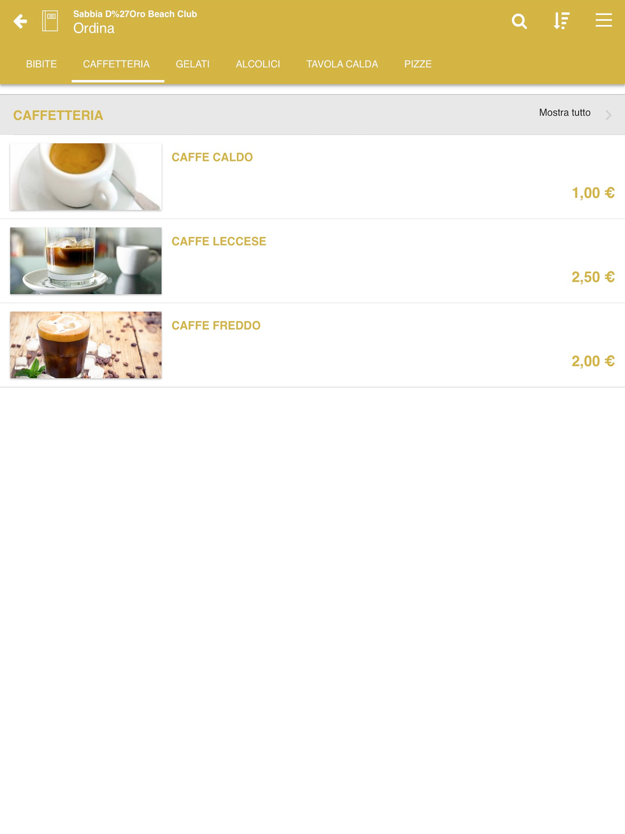 Sabbia D'oro Beach Club screenshot 5