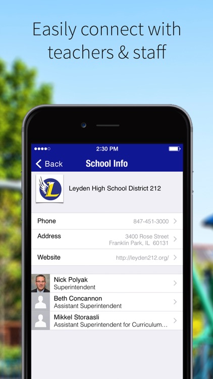 Leyden High School Dist 212