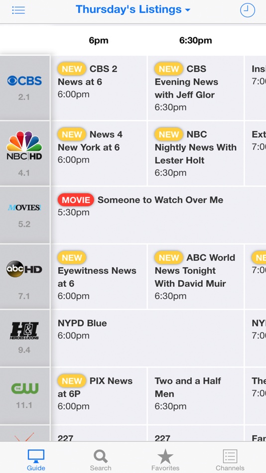 TV Listings Guide America - 1.6.1 - (iOS)