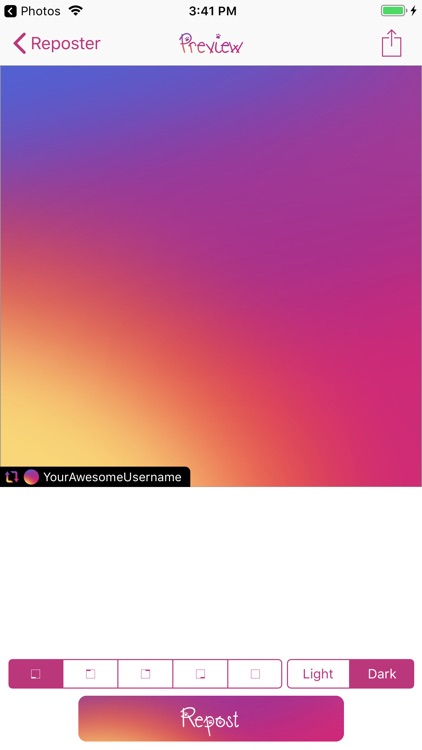 Reposter for Instagram.