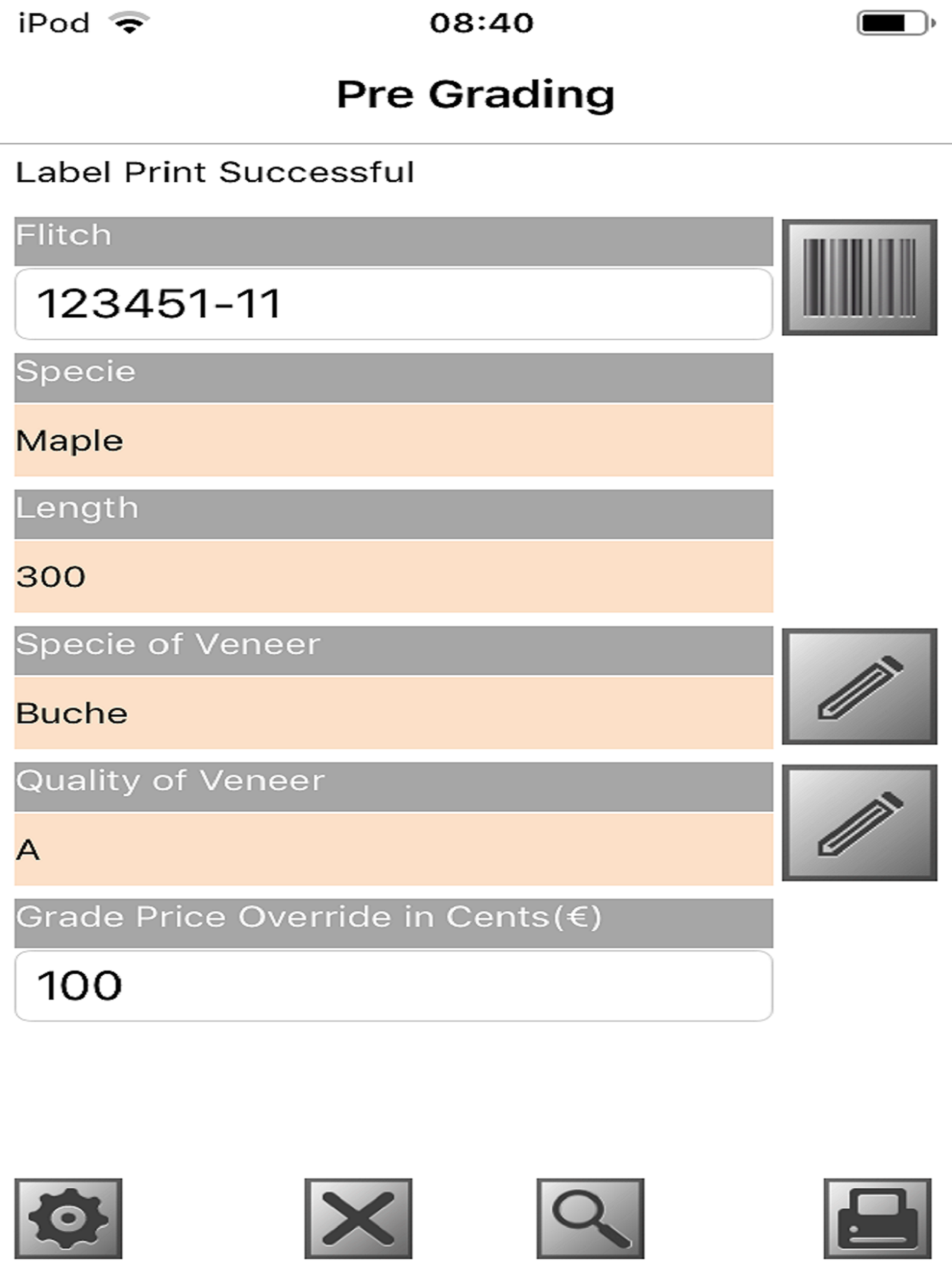 TIMBERplus PreGrading screenshot 4