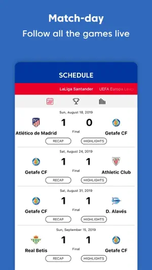 Getafe CF App Oficial screenshot 1