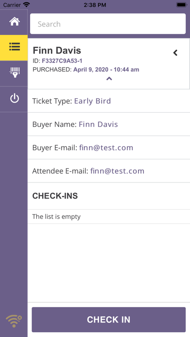 Checkinera iPhone screenshot 5 - Entertainment app