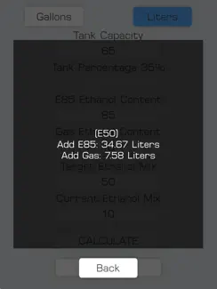 E85 Mix Ethanol Calculator iPad image 4