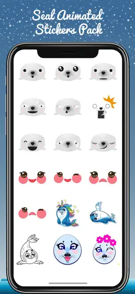 Game screenshot Seal Animated Stickers Pack mod apk