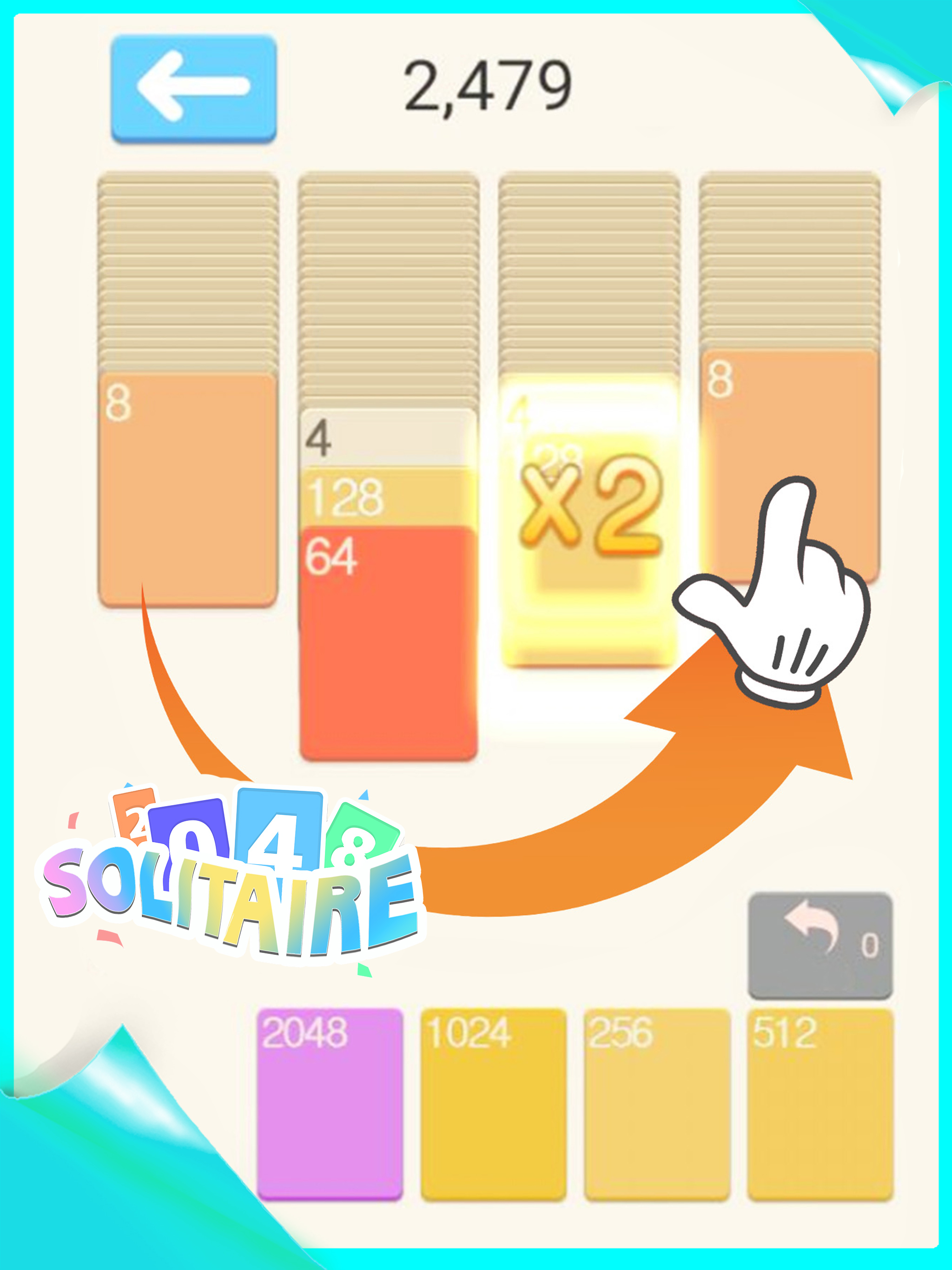 2048 Soitaire screenshot 5