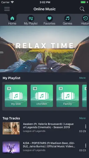 Скриншот MusicOZ: плеер для музыки на iPhone 1