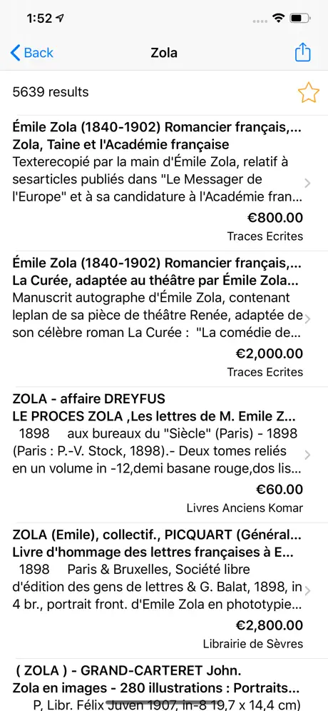 Livre Rare Book