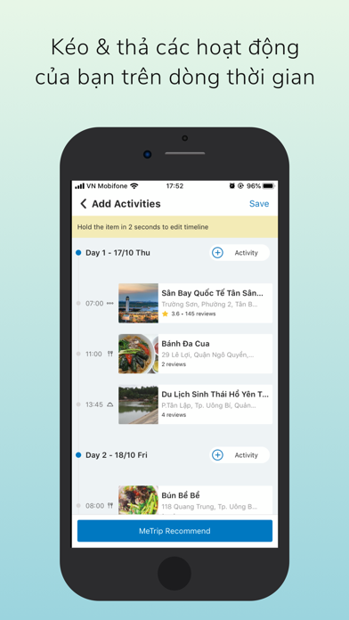 Screenshot #2 pour MeTrip - Trip Planner