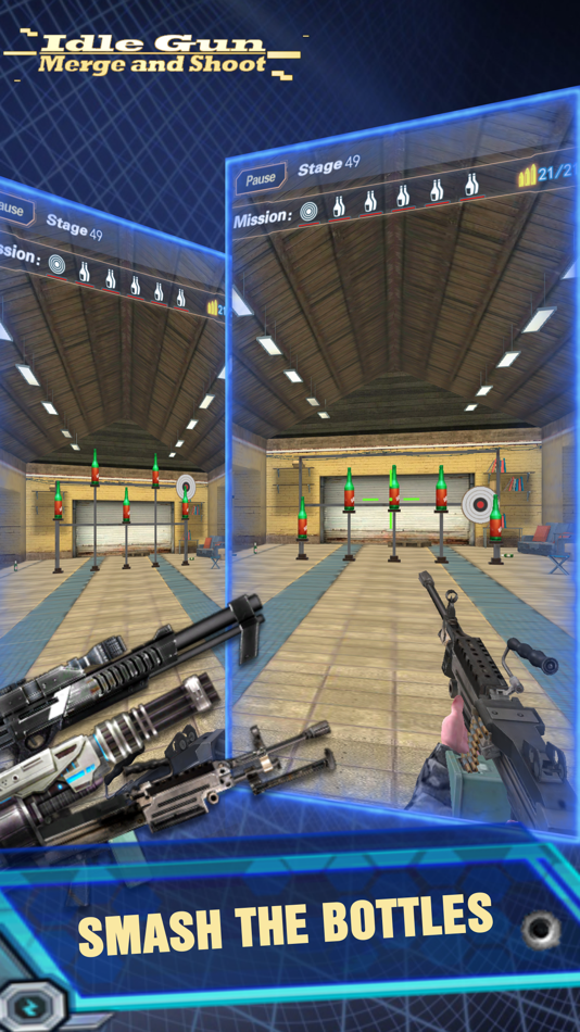 #4. Idle Gun-Merge and Shoot (iOS) Podle: UPTAP GAMES
