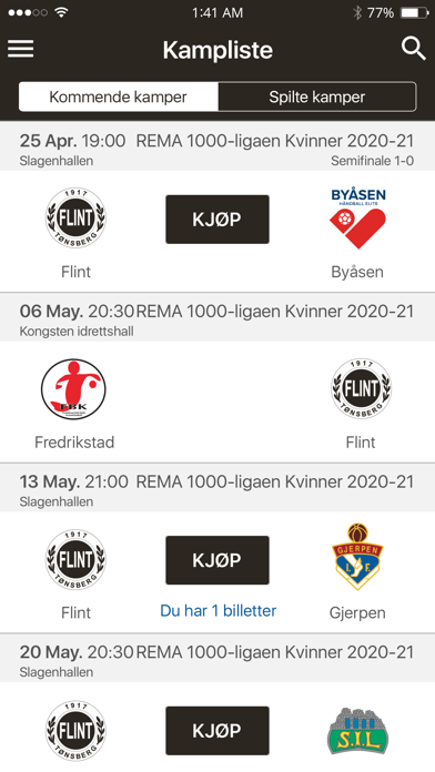 Screenshot #2 pour Flint Tønsberg håndball AL
