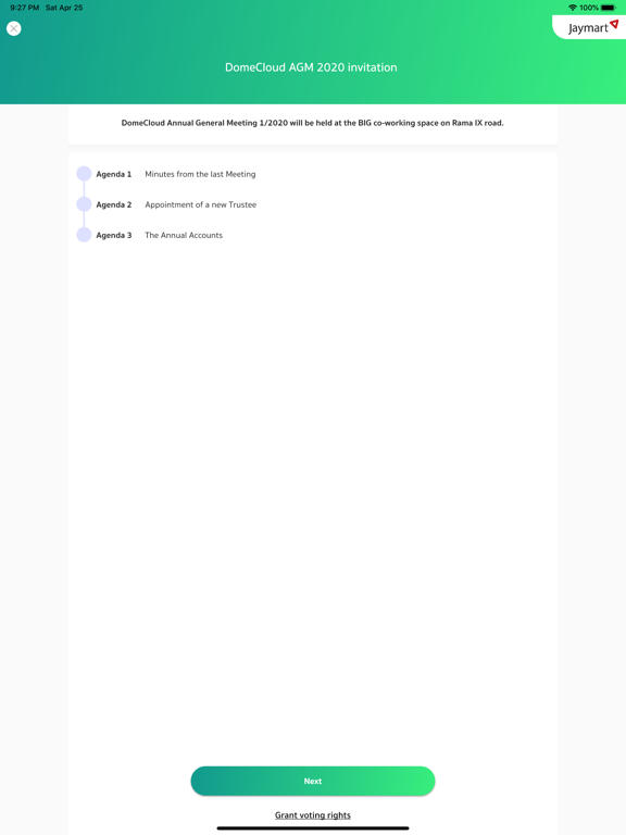 Screenshot #6 pour AGM Voting
