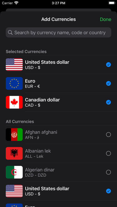CurrencyMate: Exchange Rates Screenshot