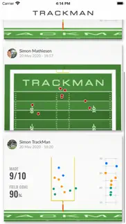 trackman football-us sharing iphone bildschirmfoto 1