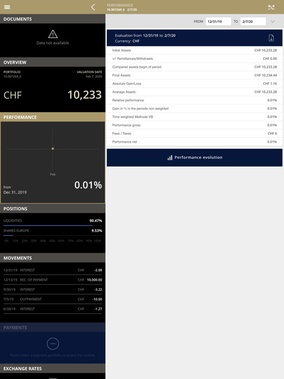 Screenshot #6 pour SIGMA BANK AG Mobile Banking