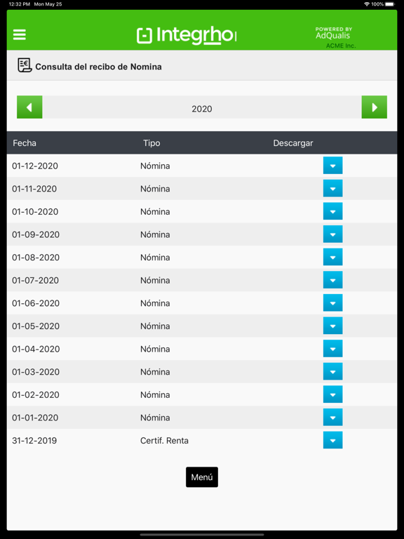 Screenshot #6 pour Integrho itg/MOBILE