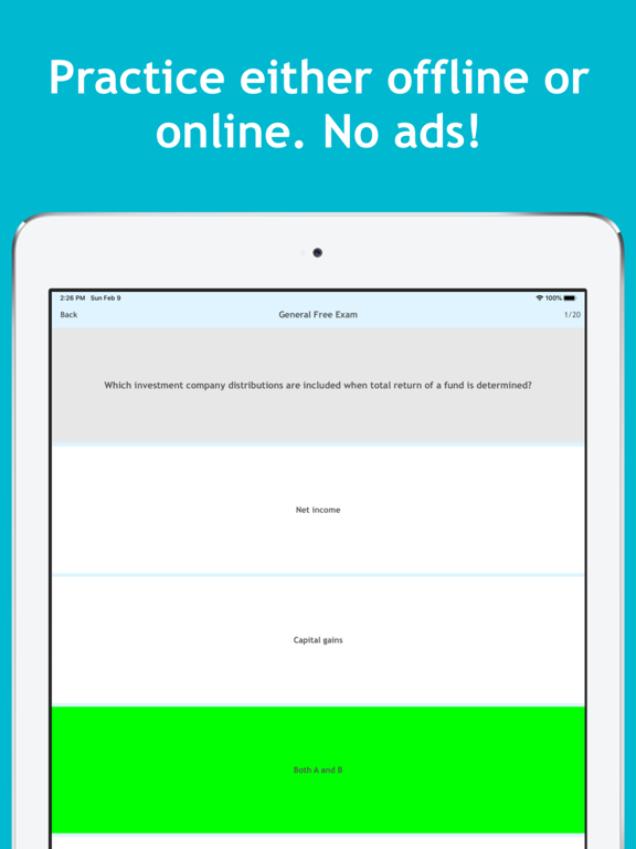 Series 6 Exam Center iPad screenshot 5 - Education app