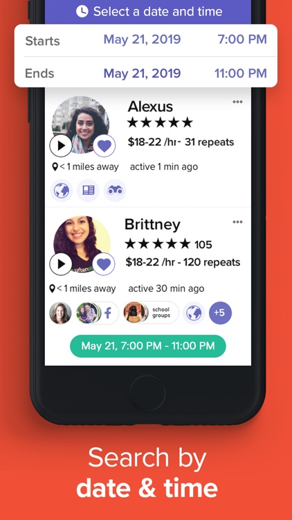 UrbanSitter: Book a Babysitter