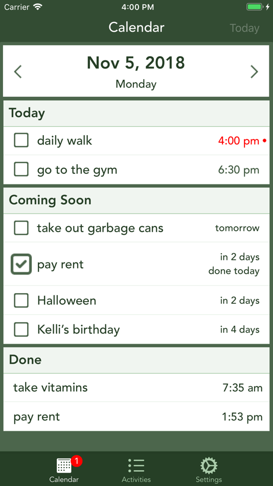 #1. Can't Forget (iOS) 由: Daniel Guenther