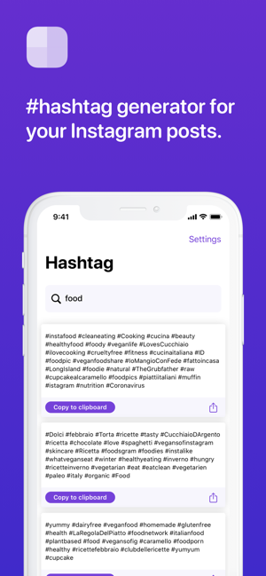 Hashtag: For Instagram