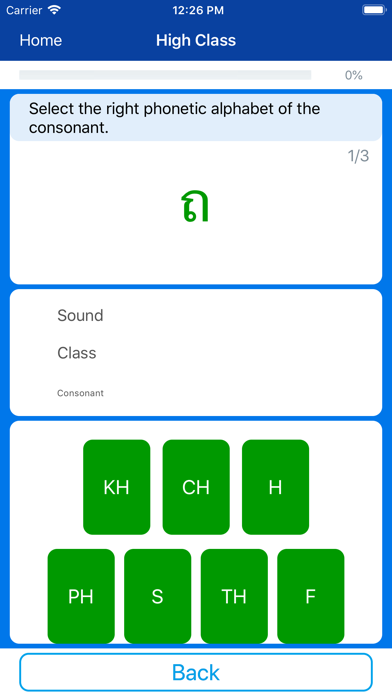 Thai Reading :Alphabet & Tone Screenshot