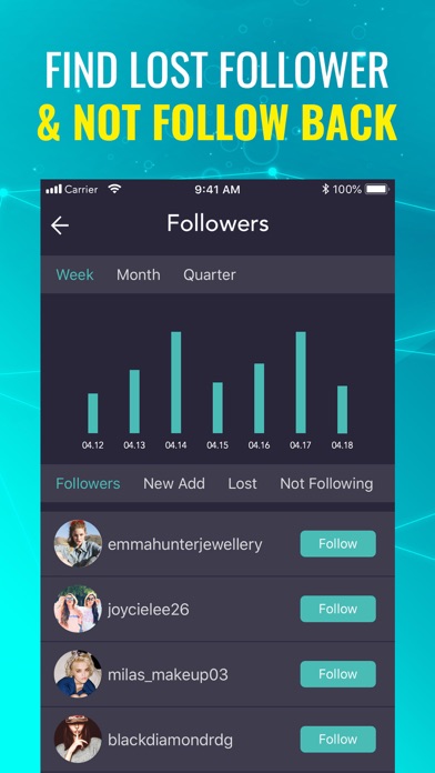 Followers Track for Instagramº Screenshot