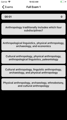 Game screenshot DSST Anthropology Prep apk