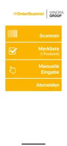 Winora Group OrderScanner screenshot #2 for iPhone