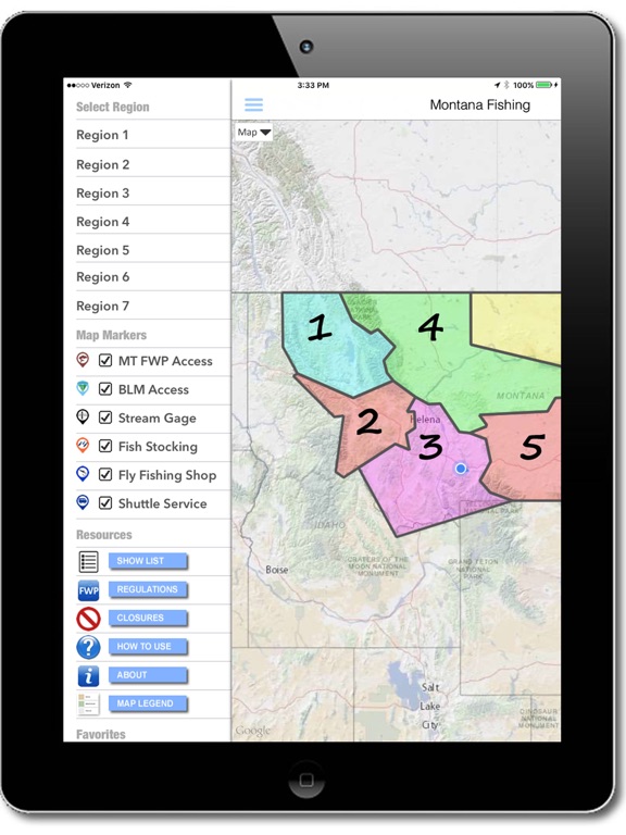 Screenshot #5 pour Montana Fishing Access