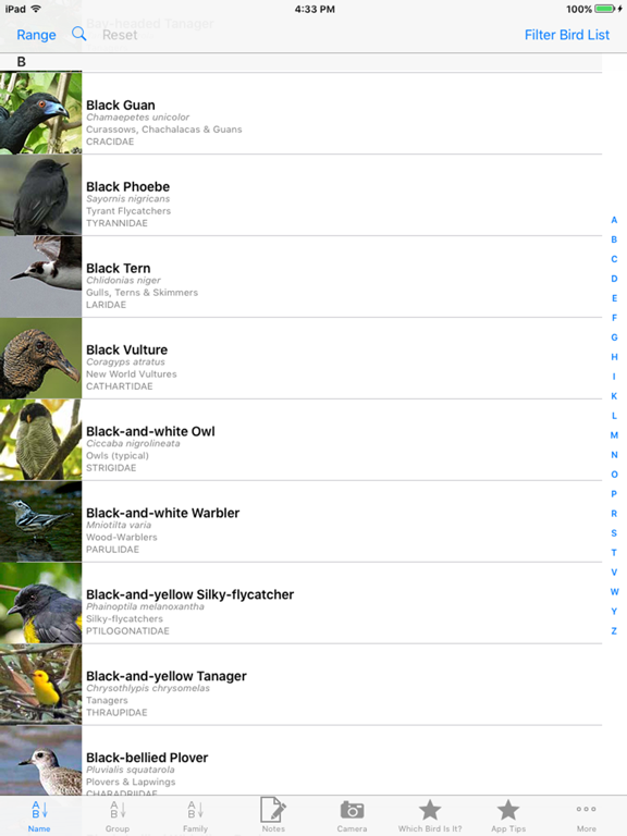 Screenshot #4 pour Costa Rica Birds Basic