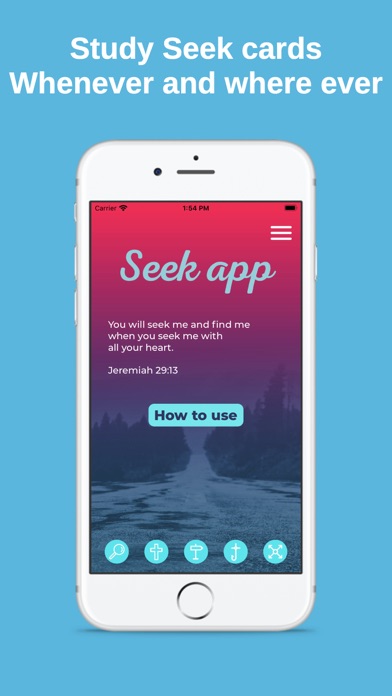 Seek cards app Screenshot