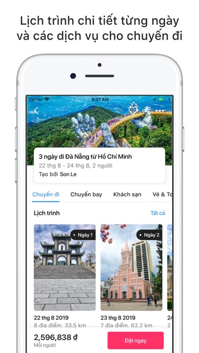 Screenshot #3 pour TripHunter: Lịch trình du lịch