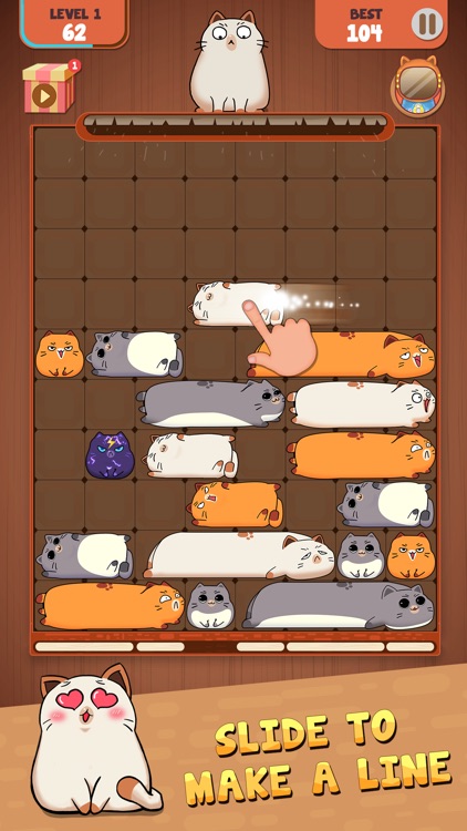 Haru Cats: Slide Block Puzzle