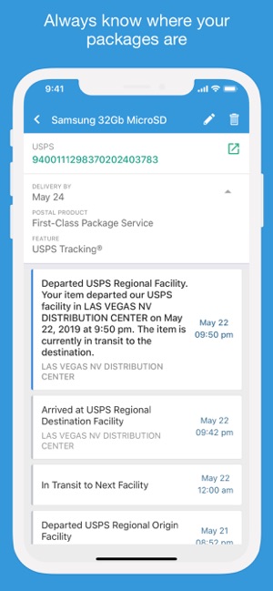 Packages - Track Your Parcels su App Store