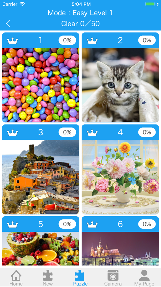 #7. Infinite Jigsaw Puzzle (iOS) Podle: IK Software