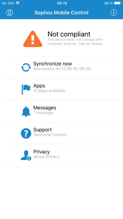 Sophos Mobile Control