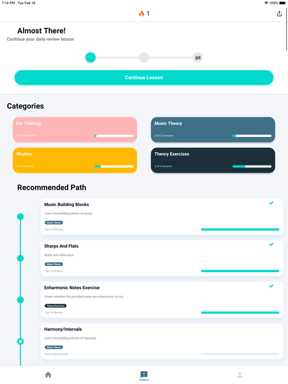 Screenshot #4 pour Solfej: Ear Trainer & Theory