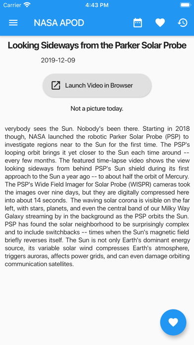 NASA APOD Viewer screenshot 3
