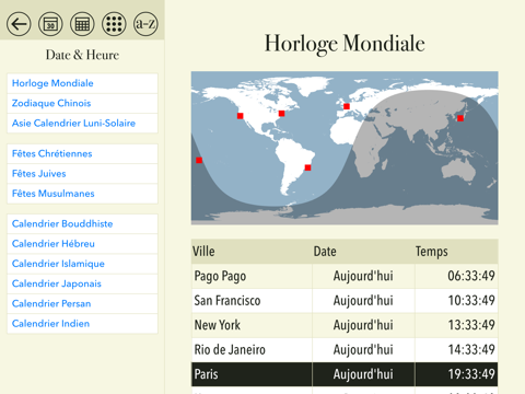 Screenshot #6 pour Almanach Mondiale