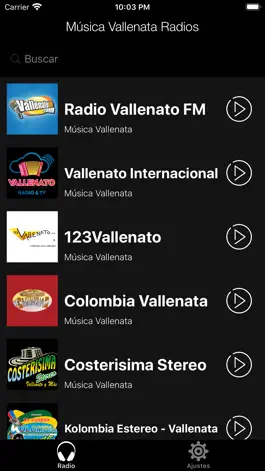 Game screenshot Vallenato Music Radio Stations apk