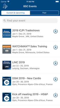 Boston Scientific Events screenshot 1